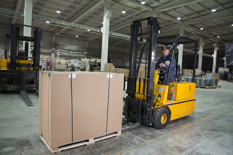 Commercial warehouse heating system